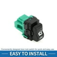 thumbnail image 4 of Interruptor de bloqueo de puerta de automóvil Unique Bargains No.10416104 para Chevrolet Venture para Oldsmobile Silhouette de plástico y metal negro, 4 of 6