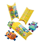 Stuffed Study Buddy Monsters in Containers - 12 pieces