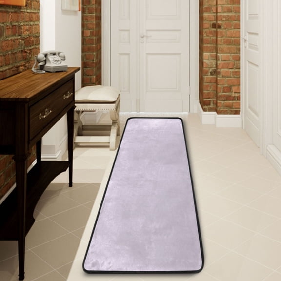 Ryvnso Light Purple Background Hallway Runner Rugs Floor Carpet Non Slip Entryway Mat 2' x 6'