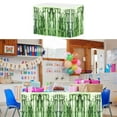 thumbnail image 4 of Uxcell Metallic Foil Fringe Tinsel Table Skirts for Party Light Green, 4 of 7