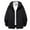 Mens Jackets & Coats Black, variant on XS-5X Plus Size Fleece Jackets for Men with Pockets and Hood Big & Tall Hoodies & Sweatshirts Zip-Up Long Sleeve Solid Warm Sherpa Outerwear Coats