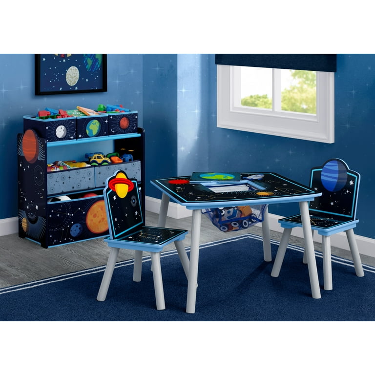 Delta children space adventures chair desk with storage online bin