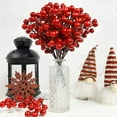 thumbnail image 5 of 36 Pack Artificial Berry Stems Christmas Decorations, 8.3" Christmas Berries Picks Branches Twigs for Xmas Tree Ornaments Fillers Vase DIY Holiday Home Indoor Outdoor Decor (Red), 5 of 5