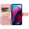 thumbnail image 2 of Compatible with Motorola Moto G Stylus 5G 2022 Wallet Case for Women, Leather Flip Folio with Kickstand Magnetic Card Holder Protective Case for Moto G Stylus 5G 2022 Butterfly Rose Gold SD, 2 of 13