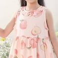 thumbnail image 7 of Spazoro Toddler Girls A-Line Dress, 2025 New Style Crew Neck Floral Print Sleeveless Summer Dresses for Child Girls Pink Size 8 T, 7 of 7