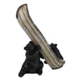 thumbnail image 5 of Western Rustic Forest Black Bears Moving A Canoe Boat To The River Figurine, 5 of 9