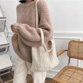 thumbnail image 2 of Bolso de hombro de punto suave YONGSHENG color sólido Gran capacidad, 2 of 5