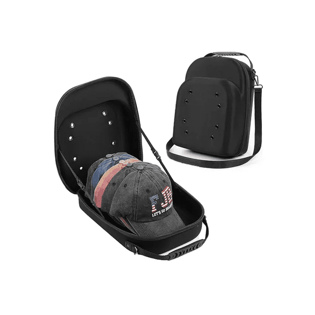 Estuche Para Gorras De Béisbol De Viaje, Cap Carrier 6 Pack Xtellar negro
