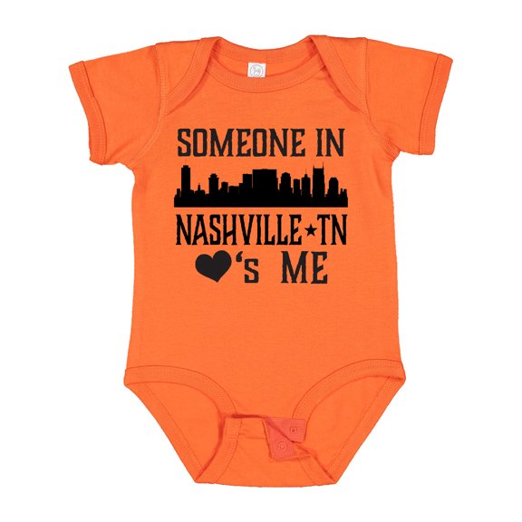 Inktastic Nashville Tennessee Someone Loves Me Skyline Boys or Girls Baby Bodysuit