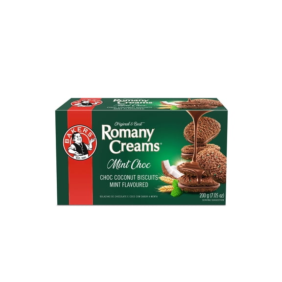 Bakers Romany Creams Mint Choc 200g
