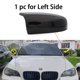 thumbnail image 1 of Carbon Fiber Look Glossy Black Rearview Side Mirror Cover Caps Horn Shape For Bmw X5 E70 X6 E71 2008-2013 Accessories, 1 of 1