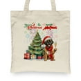 thumbnail image 2 of Merry Christmas and Happy New Year Santa Mastiff Holiday Xmas Winter 2025 Canvas Tote Bag Mastiffs Dog Lover Gifts Idea Reusable Shopping Grocery Bag - 00024, 2 of 5