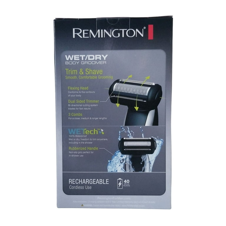 Remington BHT3000 Series Wet/Dry Body Groomer WETTech