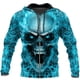 thumbnail image 4 of Sudadera con capucha y cremallera vintage para hombre, estampado de calaveras, chaqueta de moda con estampado 3D, tendencia informal de calle, ropa de otoño e invierno para hombre, 4 of 5