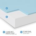 thumbnail image 6 of Cool Gel 9" Gel Memory Foam Mattress, Queen, 6 of 11