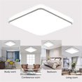 thumbnail image 4 of 2026 LED Ceiling Light 24W Square Modern Ceiling Lights 6000K White Light Flush Mount Ceiling Lamp Fixture LED Ceiling Lamp for Bathroom Office Bedroo, 4 of 5