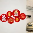 thumbnail image 3 of Decoración china Adhesivo de pared Calcomanías Ventilador de papel estilo c Yuyangstore Abanico de flores de papel, 3 of 8