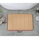 thumbnail image 2 of Granjero Gordo Alfombra de baño de fibra ultrafina súper suave y absorbente, alfombra de baño de felpa antideslizante, Diamante - Marrón, 2 of 5