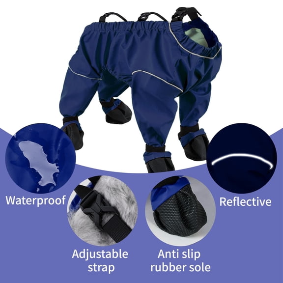 Breathable Soft-Soled Dog Shoes & Pants Set - All-Season Anti-Dirty Pet Footwear for Small & Medium Dogs, Waterproof Lightweight Dog Booties, Durable Pet Outdoor Protection Accessory, M