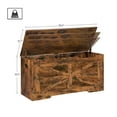 thumbnail image 7 of Hzuaneri 39.4" Storage Bench, Lift-Top Storage Organizer, Storage Trunk, Rustic Brown SB03401X, 7 of 7