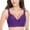 Purple, variant on Vividxx Womens Bras Ladies Sexy Lace Gathered Bra Straps Breast Cup Underwear No Underwire Push Up Everyday Bras Breathable