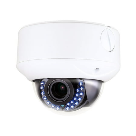Vandal Proof Infrared 36 Led - Monoprice TVI Dome Camera, IP66 Rated Vandal Proof 2.8-12mm Vari-focal, 2MP, HD1080P, 1/2.7in Sensor, 24 Smart IR LEDs,