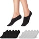 thumbnail image 1 of Pack de 10 pares de calcetines invisibles de algodón para hombre y mujer, 1 of 3