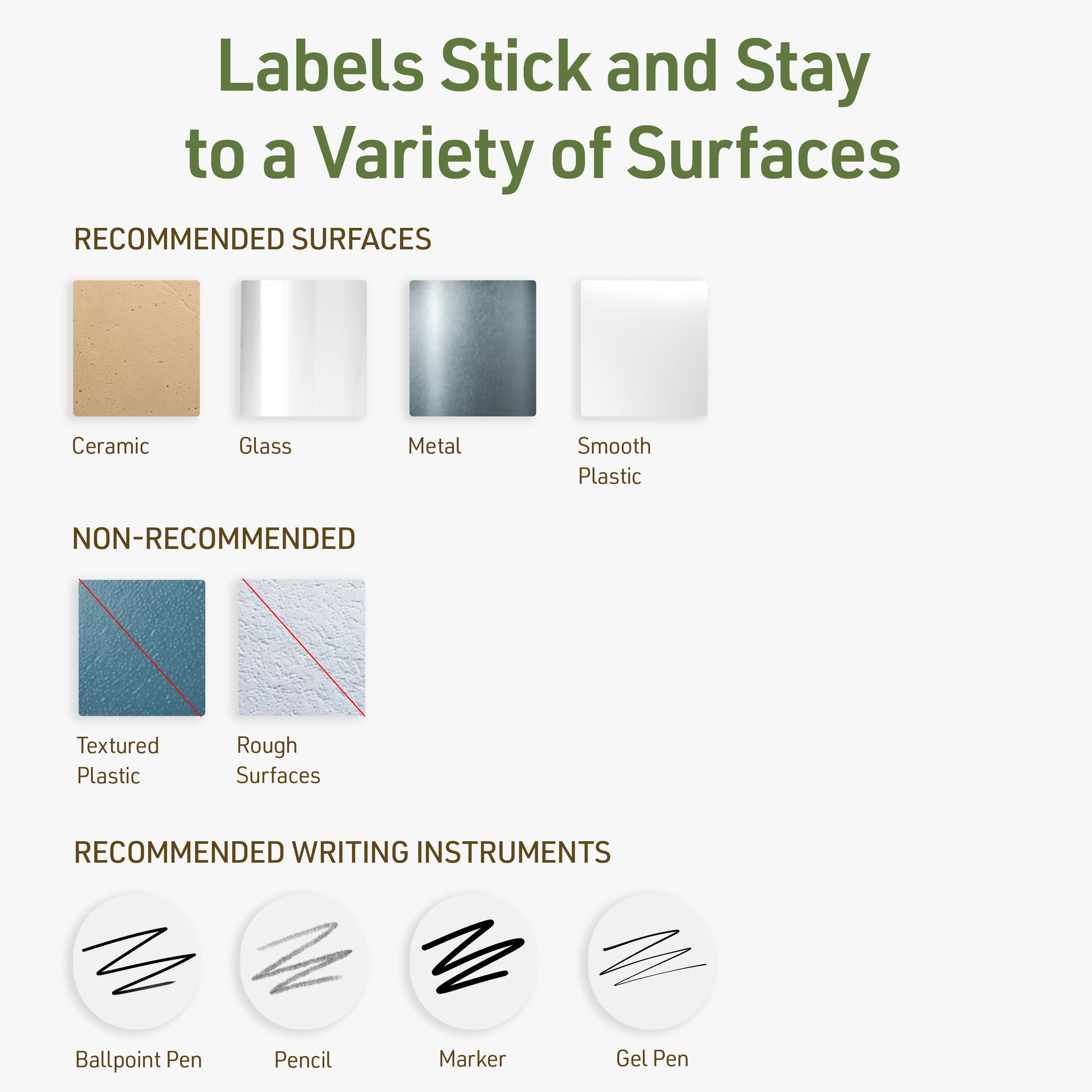 Avery Dissolvable Rectangle Labels, 2" x 4", 250 Labels