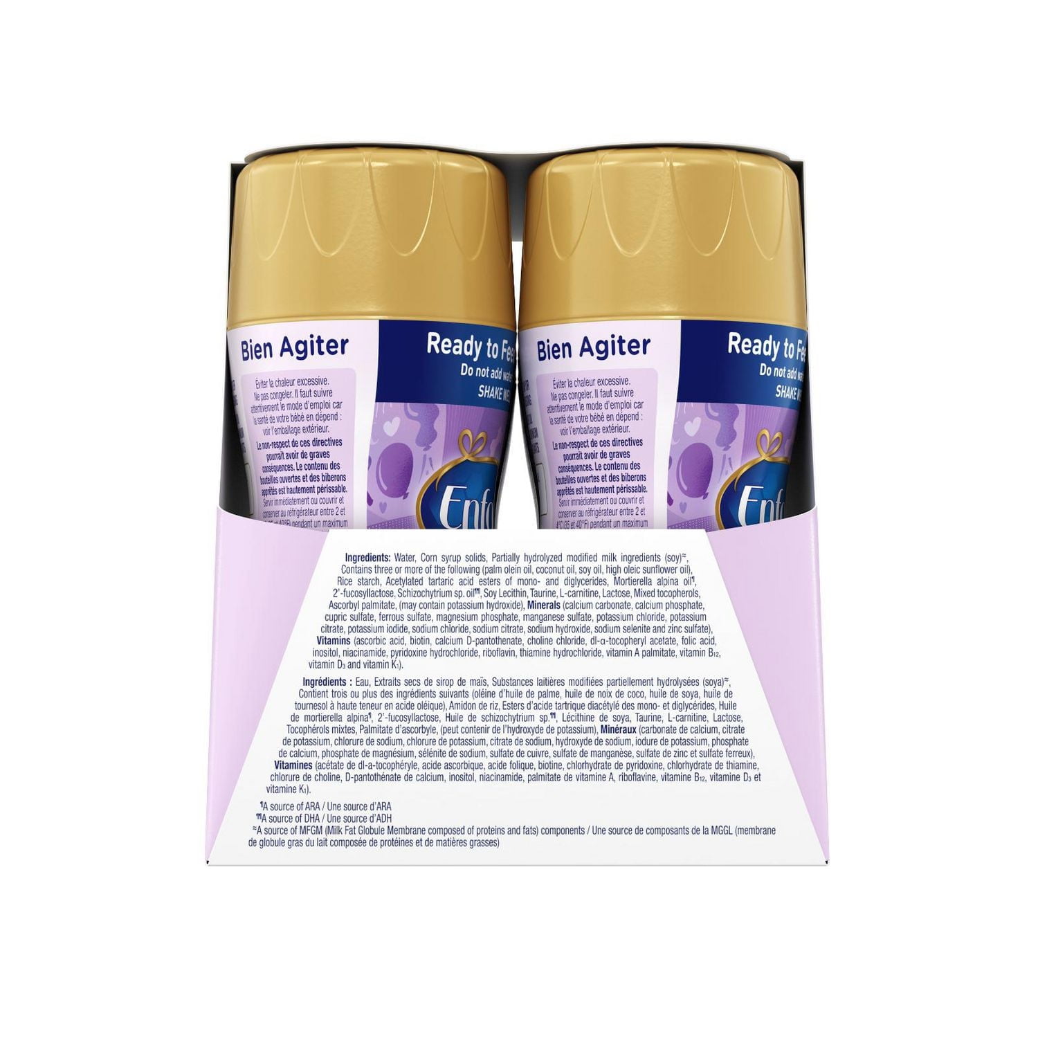 NeuroPro™ Gentlease, Baby Formula, 0-12 months, Ready to Feed Bottles, 237mL x 6ct