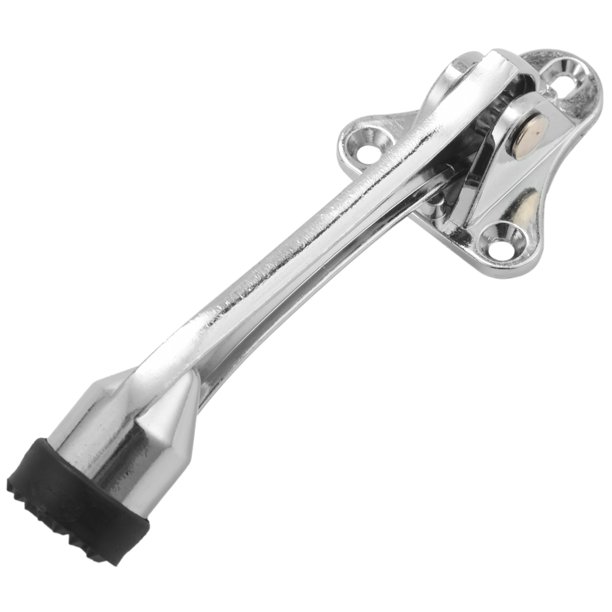 , 1 Pack Kickdown Door Stop, Door Holder Open with Spring Lever Rubber