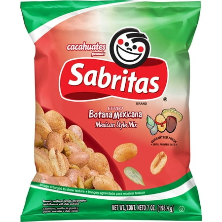 Sabritas Mexican Style Nut Mix  7 oz Bag (Case of 12) (BB 7/2024)