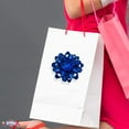 thumbnail image 7 of PMU Decorative Confetti Gift Bows 4-1/4 Inch Large Metallic Sparkle Royal Blue (12/Pkg) Pkg/1, 7 of 7