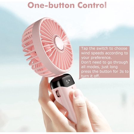 1 Pack, Portable Rechargeable Standard USB Fan, Handheld USB Fan, Mini  Portable Silent Small Fan, Folding Small Electric Fan, Digital Folding Electric  Fan, Cherry Blossom Powder | Walmart Canada