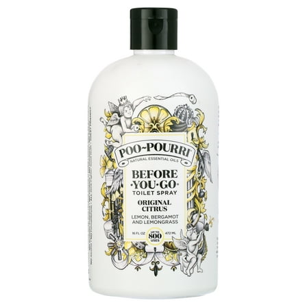 Poo-Pourri Before-You-Go Toilet Spray Refill, Original Citrus, 16 fl oz