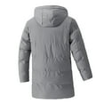thumbnail image 7 of YueHuiYing Womens Hooded Quilted Jacket Mid-Length Padded Warm Winter Heavyweight Coat Outerwear, 7 of 7