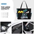thumbnail image 3 of Daiia Hungry Tyrannosaurus Beach Travel Bag - Water-Resistant Beach Bag, Lightweight Tote with 7 Pockets for Women and Men - Gym,Pool,Camping,Reusable Grocery Bag, 3 of 7