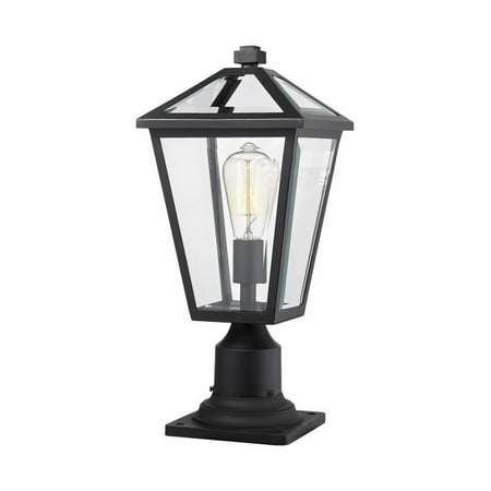 

1 Light Outdoor Pier Mount Light in Transitional Style-18.5 inches Tall and 8.25 inches Wide Bailey Street Home 372-Bel-4314835