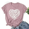 thumbnail image 1 of LSLJS Mode Femmes T-shirt à Manches Courtes Imprimé Saint-Valentin, Hauts Graphiques Originaux, Cadeaux pour Femmes, 1 of 3