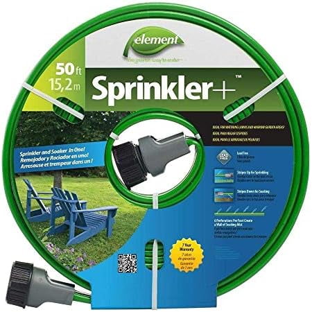 Products Element Sprinkler Soaker Hose 50' (50Ft, Green)
