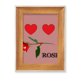 thumbnail image 1 of Marco de fotos de madera Unbranded Amor Rojo 18 x 13 cm, 1 of 4