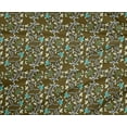 thumbnail image 4 of oneOone Tissu Polyester Lycra Feuilles & Floral Imprimé Bloc Tissu BTY 56 Pouces de Large, 4 of 4