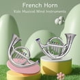 thumbnail image 3 of Jouet Musical pour Enfants Cor Français - Instrument de Simulation à 4 Notes avec Construction en ABS Sécuritaire, Offert en Couleurs Argent et Or, Conception Légère de 430 g pour l'Éducation Musicale Précoce et le Jeu des Enfants, 3 of 6