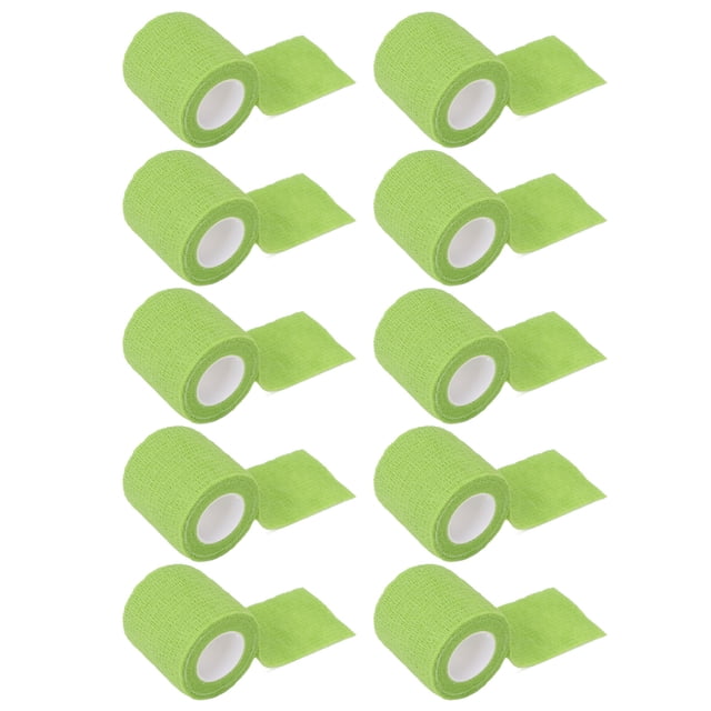 Compression Wrap, Disposable Easy To Access Multifunctional Self Adhesive Elastic Bandage Breathable For Handle For Camera For Fitness Tools Green,Grass Green,Dark Green