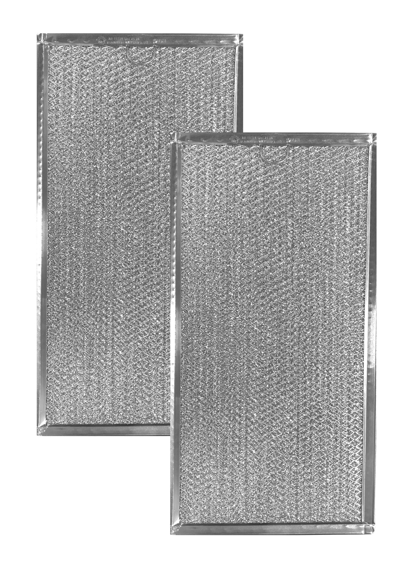 2Pack Air Filter Factory 71/2 x 15 x 3/32 Range Hood Aluminum Grease