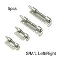 thumbnail image 2 of 5pcs Spring Loaded Latches Security Barrel Bolt Latch Tone Door Cabinet Hinges, 2 of 4