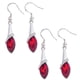 thumbnail image 1 of Aretes Artesanales Drop02 2Pzas Gota de Agua Rojo Metal/Circón., 1 of 1