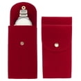 thumbnail image 1 of Uxcell 2 Pcs Bolsa de Reloj de Terciopelo, Funda de Viaje para Reloj Portátil, Bolsa de Almacenamiento Suave para Reloj, Roja, 1 of 6