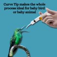 thumbnail image 3 of 12 ml Hand Feeding Syringe with Curve Tip | Feeding Needle and Syringe Kit | Precise Feeding Made Simple,Curve Tip Syringe for Birds, Hamsters, Puppies, Kittens, and More, 3 of 7