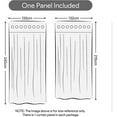 thumbnail image 3 of Rideau Extérieur Résistant aux Intempéries, Rideaux Extérieurs Imperméables avec Illets en Haut et en Bas, Protection de la Vie Privée Rideau de Protection Solaire pour Balcon Pa-HAPDEN, 3 of 4