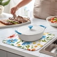 thumbnail image 5 of Microfibre Drying Mat for Kitchen Spring Farmhouse Garden Dish Drying Drainer Mat Absorbent Pioneer Drying Mat Washing Up for Glass, Plate & Cup 16inch X 18inch, 5 of 7